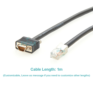 สายเคเบิลเซ็นเซอร์แบบอนุกรม Micro-D <span class=keywords><strong>DB9</strong></span> ถึง <span class=keywords><strong>RJ12</strong></span> 6P6C SPS ใช้แทนกันได้กับ EMC 038-003-085 038-003-623 สำหรับระบบจัดเก็บข้อมูล CX3 CX4 VNX Clarion - Product Image 3