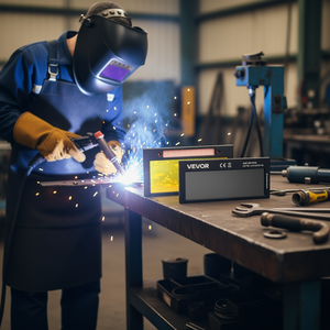 Lentille de soudage auto-assombrissante Vevor 4,25 x 2, teinte 10, couleurs réelles pour applications de soudage - Product Image 2