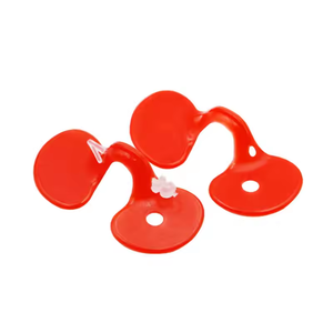 Anteojos para aves de corral, venta al por mayor de alta calidad, cubierta protectora de vidrio para ojos de <span class=keywords><strong>pollo</strong></span>, <span class=keywords><strong>gafas</strong></span> de plástico para pollos rojos para granja avícola - Product Image 4