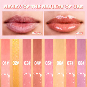 ลิปมันบำรุงริมฝีปากน้ำมันลิปสติกให้ความชุ่มชื้นเพิ่มความกระจ่างใสแต่งหน้าลิปสีสดใส - Product Image 4