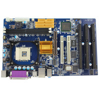 Motherboard Intel 845GV ATX DDR Baru, Dual Channel Terintegrasi, 3 ISA, 2 Slot PCI, 1 RS232, 1 LAN, Mendukung Win98/WinXP/Linux