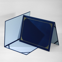 Protège-documents vert Better Office Products pour diplômes avec bordure dorée pour certificats format Lettre