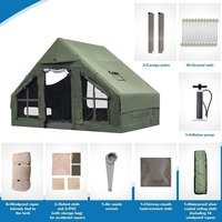 Tente Oxford de luxe à double couche, imperméable, anti-UV, pour 3-4 personnes, ouverture automatique rapide, durable et portable, pour une chambre.