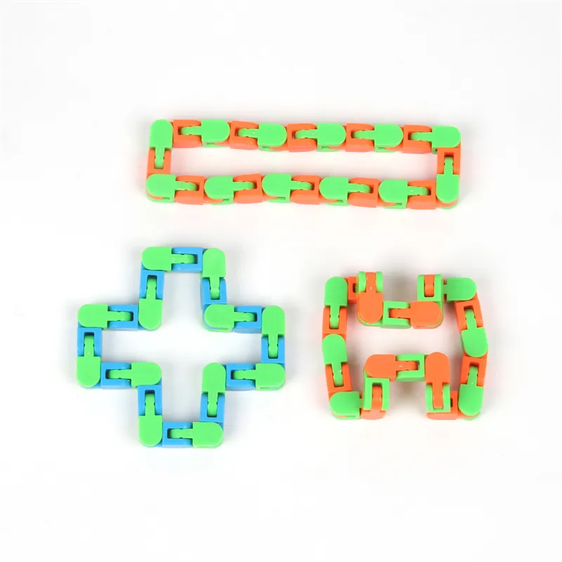 Hot Sale Snake Fidget Toy For Interesting Track Fluid Bracelet Decompression bike chain fidget toy