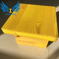 Panneau de contreplaqué jaune 3 plis haute résistance, réutilisable et durable pour coffrage de bois