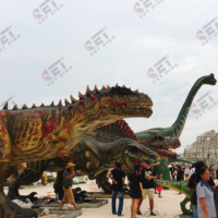 Costumes de dinosaures personnalisés, modèle de dinosaure à commande facile, statue de dinosaure robotique pour adultes, modèles animatroniques