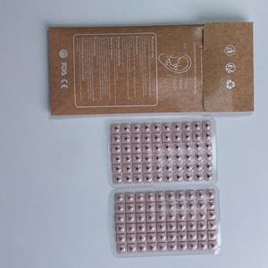 Perles magnétiques dorées pour thérapie <span class=keywords><strong>auriculaire</strong></span>, autocollants de pression <span class=keywords><strong>auriculaire</strong></span> pour points d'acupuncture, perles de graines orientées pour points auriculaires - Product Image 4