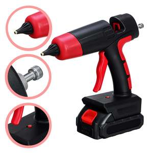 <span class=keywords><strong>Pistola</strong></span> de Pegamento Caliente Eléctrica Profesional Recargable, Portátil, Inalámbrica, con Boquilla de Aluminio, Pantalla Digital de Temperatura, para Bricolaje - Product Image 6