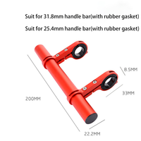 Rallonge de guidon en alliage d'aluminium RTS Tube en carbone polyvalent Accessoires de vélo de montagne pour vélo électrique