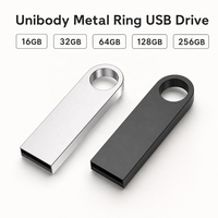 Clé USB 2.0 Métallique Ultra-Compacte Personnalisable avec Logo – Nouveau Cadeau Promotionnel d'Entreprise 8 Go/16 Go/32 Go/64 Go/128 Go – Garantie 3 Ans