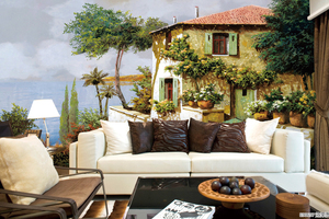 Murales Murali con <span class=keywords><strong>Cervo</strong></span> della Giungla Misteriosa, Decorazione <span class=keywords><strong>da</strong></span> <span class=keywords><strong>Parete</strong></span> per Soggiorno, Arte Murale di Lusso, Stile Pittura a Olio Verde, Nuovo Design Carta <span class=keywords><strong>da</strong></span> Parati 3D - Product Image 5