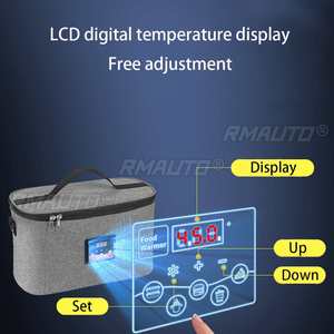 Electric Car Heating <b>Lunch</b> <b>Box</b> case Food Portable Oven 12V Warmer Lightweight Car Food Milk Warmer for <b>Work</b> Picnic Road Trip - Product Image 2