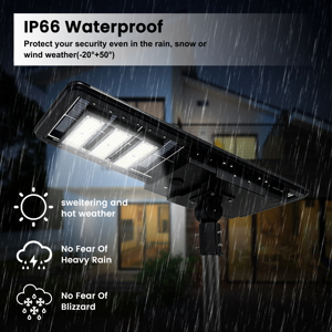 Lampadaire solaire intégré tout-en-un avec panneaux solaires double face Lifepo4 Smd5054 Led - Product Image 3