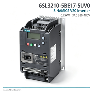 Allemagne 6SL3210-5BE17-5UV0 SINAMICS V20 0.75kW 3AC 380-480V Variateur de fréquence non filtré pour moteur, pièces de rechange - Product Image 1