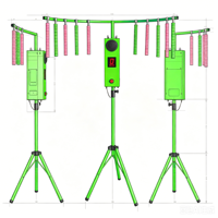 Machine de jeu d'arcade d'intérieur à grue métallique, jeu de bâton tombant électrique, à monnayeur, avec interface en anglais, pour l'entraînement de la réflexion rapide et l'agréement visuel