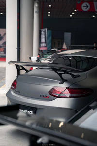 Pièces automobiles pour <span class=keywords><strong>Mercedes</strong></span> C63 coupé spoiler en fibre de carbone W205 C63 C63S becquet arrière GT de style IMP amélioré - Product Image 5