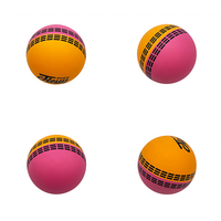 Balle de cricket en caoutchouc de 60 mm, jouet de petite taille, balle d'entraînement, cadeau promotionnel, logo personnalisé OEM