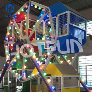 Portable Amusement Ride Kids Petite Grande Roue Mobile Remorque Monté Mini Remorque Grande Roue à Vendre - Product Image 1