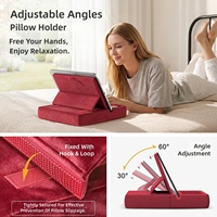 Support de tablette réglable en continu avec fente large compatible avec les coques et grand panneau arrière pour iPad/ordinateur portable/utilisation sur canapé, compatible avec les tablettes de 4 à 14 pouces et Kindle