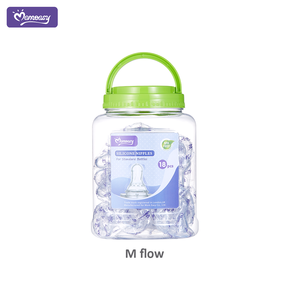 Usine <span class=keywords><strong>Bébé</strong></span> Produits En Silicone Souple Biberon Remplacer Mamelons En Plastique Pot Ensemble 18pcs Standard Silicone Mamelons Cadeau Ensemble - Product Image 4