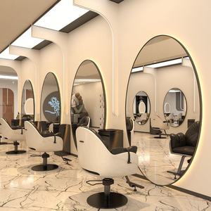 LE Beauty and Hair Salon Special With Led Light <b>Wall</b> Mounted Hair Cutting <b>Mirror</b> Salon <b>Mirror</b> - Product Image 5