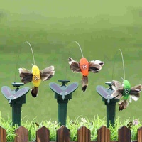 Papillons et colibris vibrants colorés à énergie solaire dansants et flottants pour la décoration de la maison, du jardin et de Pâques