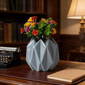 <span class=keywords><strong>กระถาง</strong></span>เซรามิกพร้อม<span class=keywords><strong>ต้นไม้</strong></span>ประดิษฐ์ - ของตกแต่งทางเข้าภายในบ้านและสำนักงาน - Product Image 2