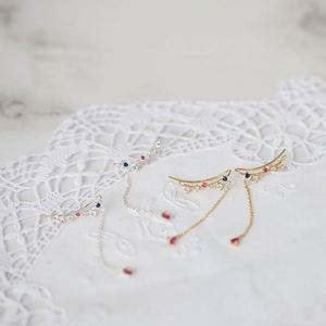 Dylam Dainty Stylish Women Fine Fashion Jewelry S925 Silver Rhodium Plated 5a Diamond Cubic Zirconia <b>Hook</b> Dangle Stud <b>Earrings</b> - Product Image 5