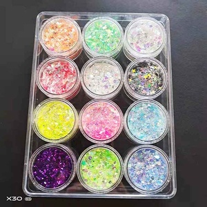 Wholesale 1kg Bulk Polyester Fine <strong>Glitter</strong> Green <strong>Red</strong> Blue White Hexagonal for Nails Craft Christmas Holiday Supplies - Product Image 6