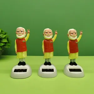 Yeni Modi güneş bobble kafa ofis iç dekorasyon malzemeleri hindistan premier bobbleheads araba süs