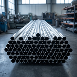 Tube rond en acier sans soudure, poli, extrémité bleue, tube industriel pour applications de transfert de fluides - Product Image 3