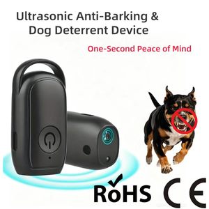 Herramienta de Corrección de Comportamiento para Mascotas, Disuasor de Ladridos Sónico, Plástico Resistente, Multifuncional, Entrenador de Perros para Exteriores, Batería Recargable - Product Image 1