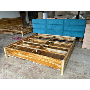 Cama de madera de Sheesham artesanal más vendida con caja de almacenamiento lateral, tamaño King, cama de madera Royal Bed India a precio de mayoreo. - Product Image 2
