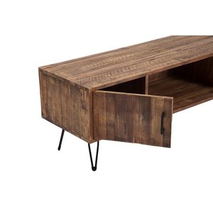 MDF <span class=keywords><strong>TV</strong></span> Stand Media Unit El gabinete de entretenimiento con tiradores de barra de forro limpio ofrece un gabinete de <span class=keywords><strong>TV</strong></span> fuera de la vista - Product Image 6