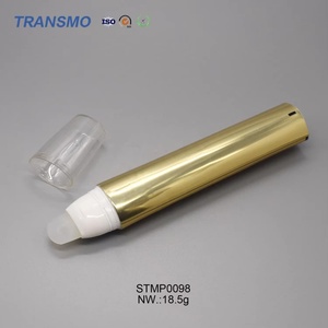 ขวดบรรจุภัณฑ์บำรุงผิวหรูหราแบบเปล่า ขวดบรรจุภัณฑ์บำรุงผิวสีทองพร้อมฝาปิด ขวดบรรจุภัณฑ์บำรุงผิวแบบหลอดพลาสติก - Product Image 1