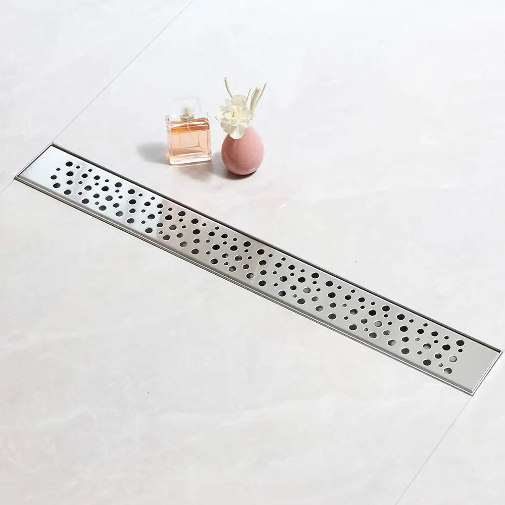 CE certification bathroom floor waste drain toilet tile insert linear floor drain stainless steel high quality shower channel