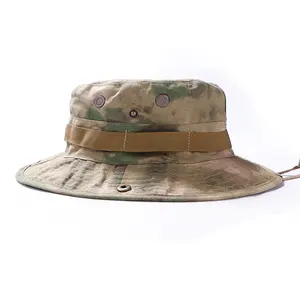 A-tac çöl kamuflaj orman şapka rip-stop kumaş rahat açık güneş gölgeleme şapka taktik balıkçılık boonie şapka
