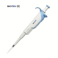 SCITEK Machine à pointe de pipette entièrement autoclavable 20 ~ 200 microlitre Laboratoire de pipettes à volume réglable