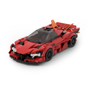 MOC M03050A Speed City Car Champion Racer Classic Supercar Building <b>Blocks</b> Brick Racing Super Technique Creative Garage DIY Set - Product Image 1