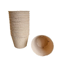 Pot de semis en pulpe de papier biodégradable pour jardin, pot de pépinière recyclable pour le démarrage des graines et la transplantation des racines des plantes