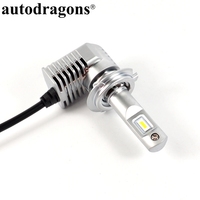Autodragons directe D'usine ultra mince mini taille H7 H4 H11 9005 9006 voiture led phare P20 led automatique adapté aux besoins du client de qualité LED P20