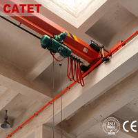 Petite grue à chariot monopoutre IP54, palan électrique à câble de 5 tonnes pour la manutention de matériaux