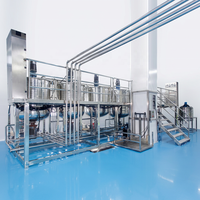 Homogénéisateur en acier inoxydable pour cosmétiques 1000L, machine de mélange pour liquides/savon de lessive/produits pour le visage avec moteur, pour le traitement de produits chimiques