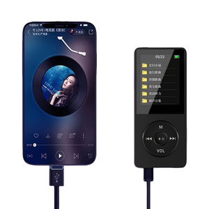 เครื่องเล่น MP3 ขายดี พร้อมฟังก์ชั่นบันทึกเสียง ชาร์จผ่าน USB-C รองรับการ์ด TF เครื่องเล่นเพลงพกพาขนาดเล็ก เหมาะสำหรับวิ่งและออกกำลังกาย - Product Image 1