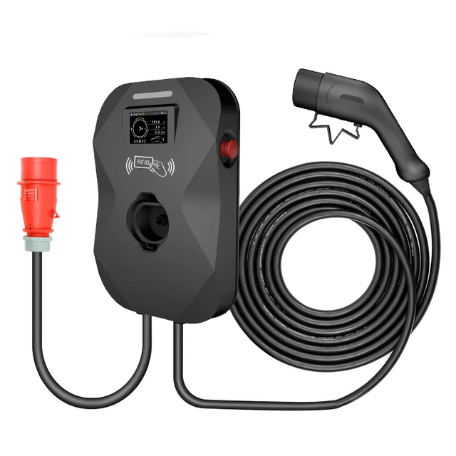 Type 2& EU Standard  Three Phase 32A Max. Wallbox EV Chargers for Home Use