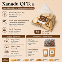 Thé de vitalité féminine Xanadu |   Mélange d'herbes bien-être à base de racine d'Astragale, de Codonopsis et de Ginseng pour nourrir le Qi et le sang, 5g, OEM accepté