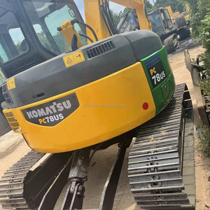 Mini-excavatrice Komatsu PC78US d'occasion, hydraulique d'origine, chenille, 7 tonnes, machine de terrassement - Product Image 3