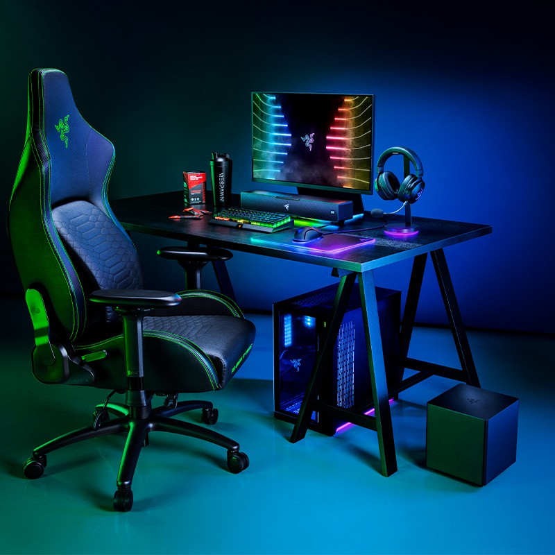Razer サウンドバーとサブウーファーセット 現品のみ Razer デスクトップサウンドバー＆サブウーファーセット