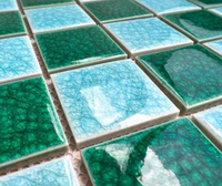 Carrelage de piscine en porcelaine brillante de style marocain, surface rustique, carrelage de piscine en céramique émaillée, couleur mélangée, grande taille, mur extérieur
