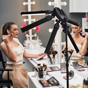 FOSOTO FT-06 MINI 6 Tubes LED Star Light 288 LED 60W Anneau Lumineux avec Trépied pour Maquillage, <span class=keywords><strong>YouTube</strong></span>, Vidéo Caméra/Téléphone - Product Image 6